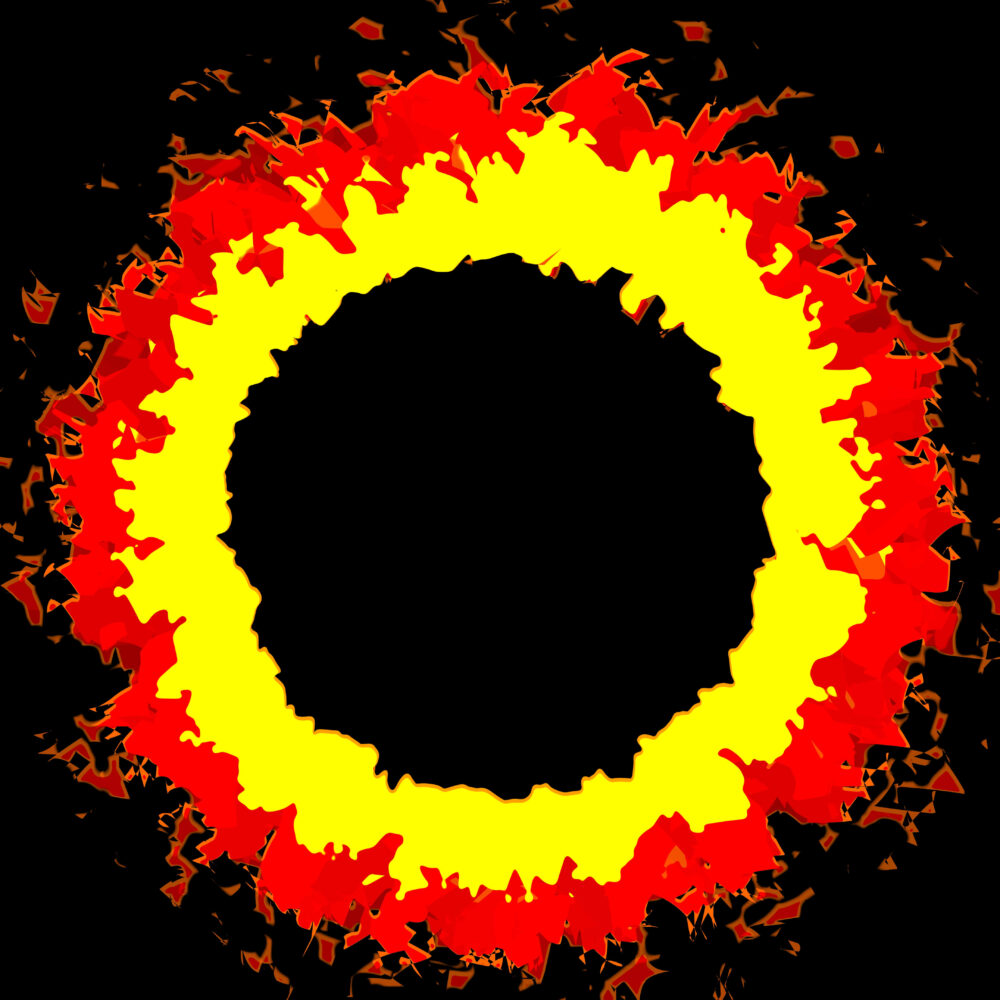 ギラギラ太陽を作る